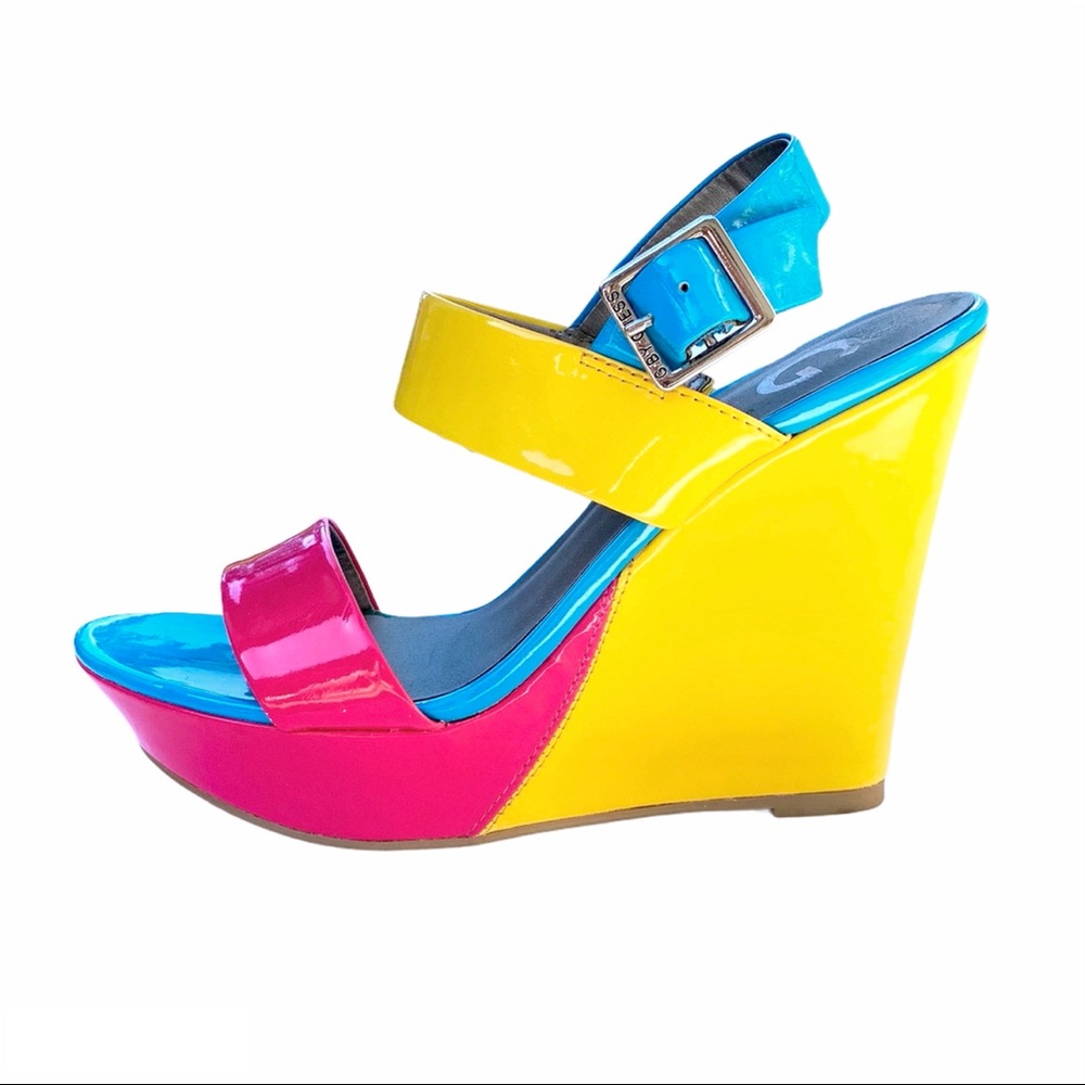 GUESS platform sandals